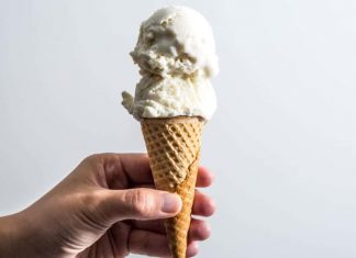 Glace vegan au tofu, saveur vanille Glace au tofu, saveur vanille