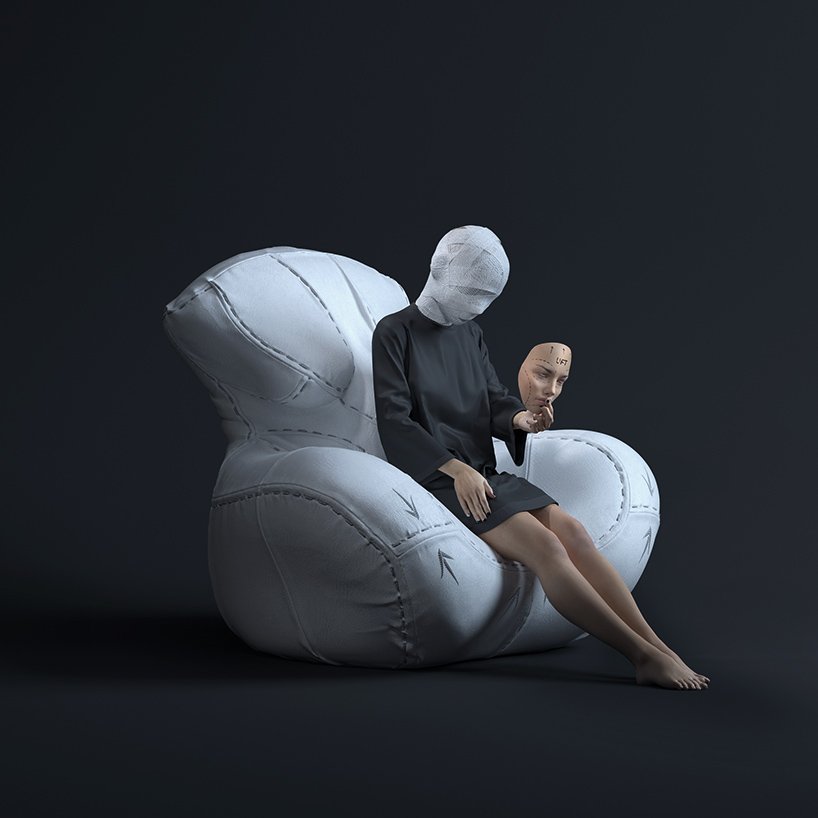 la «chirurgie plastique des meubles» réinterprète le célèbre designboom de gaetano pesce