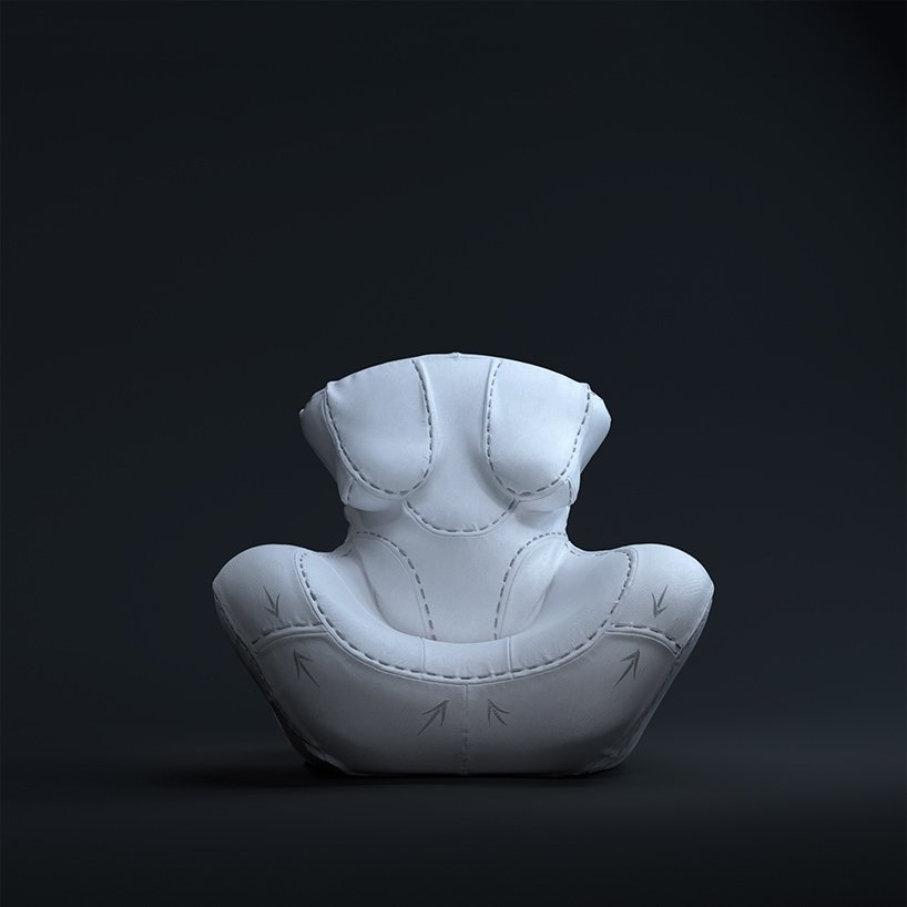 la «chirurgie plastique des meubles» réinterprète le célèbre designboom de gaetano pesce