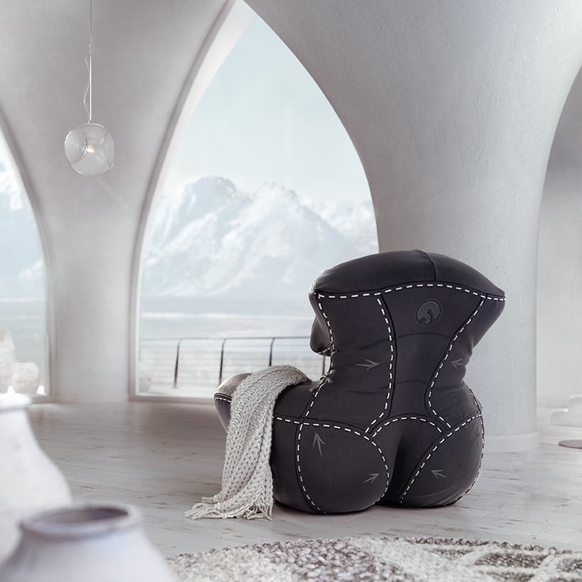 la «chirurgie plastique des meubles» réinterprète le célèbre designboom de gaetano pesce