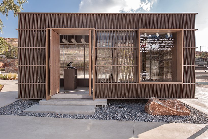 pas-un-nombre-architectes-noyau-agora-pavillons en bois-elounda-crete-01-27-2020-designboom