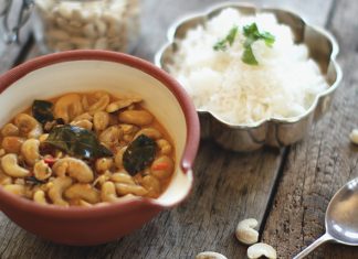 Noix de cajou Curry Inde du Sud Noix de cajou Curry Curry aux noix de cajou