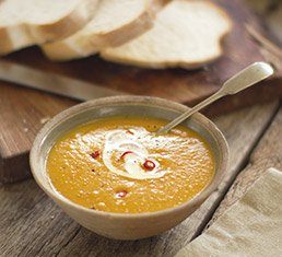 Soupe de courge musquée au cari Soupe de courge musquée au cari