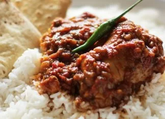 Thari Wala Chicken Curry de poulet sain