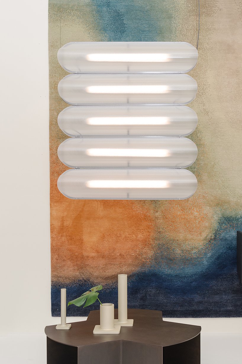 vale est une série d'éclairage sculpturale conçue par caine heintzman pour ANDlight designboom