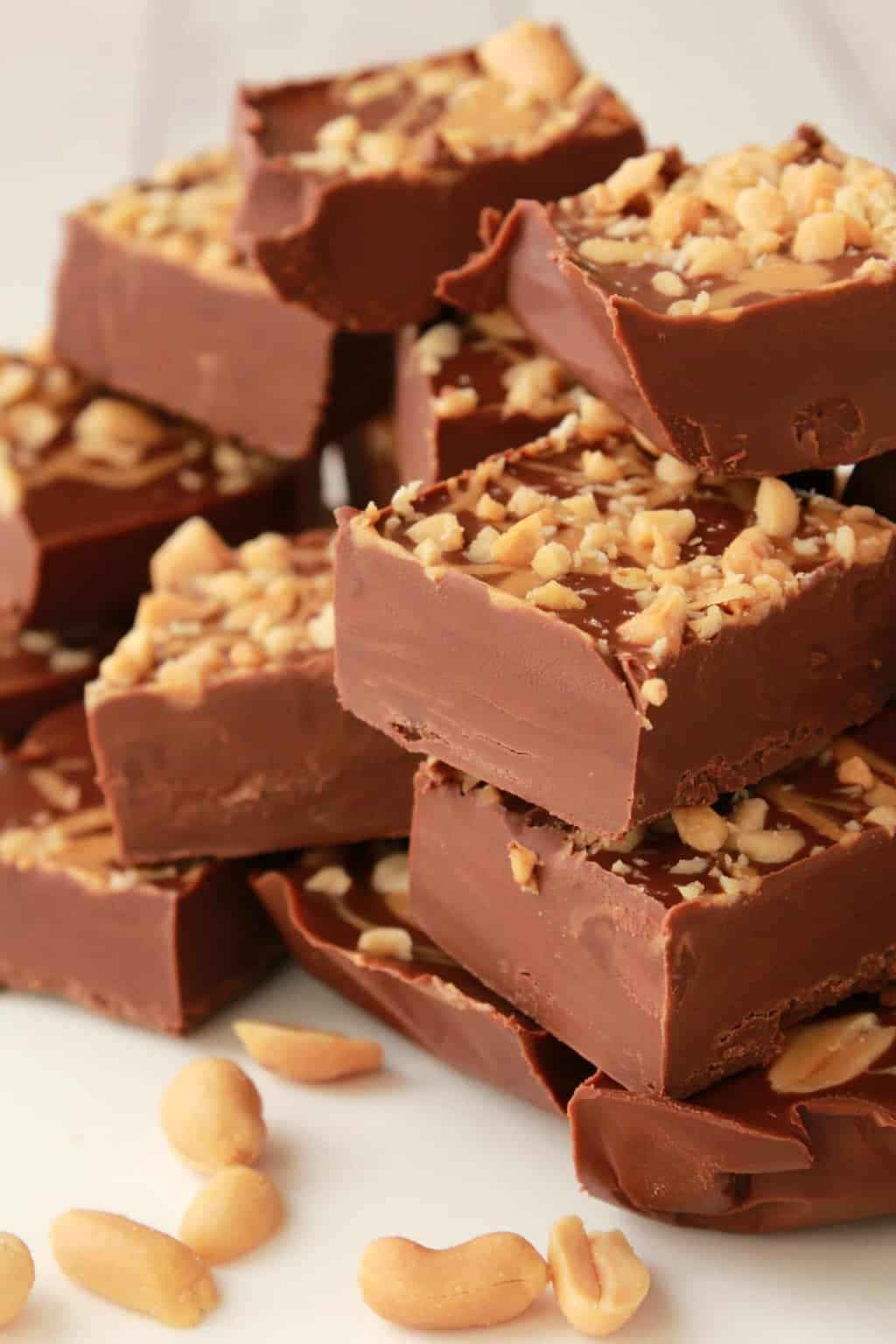 Fudge au chocolat et au beurre d'arachide. Végétalien et sans gluten. #vegan #lovingitvegan #glutenfree #dairyfree #dessert