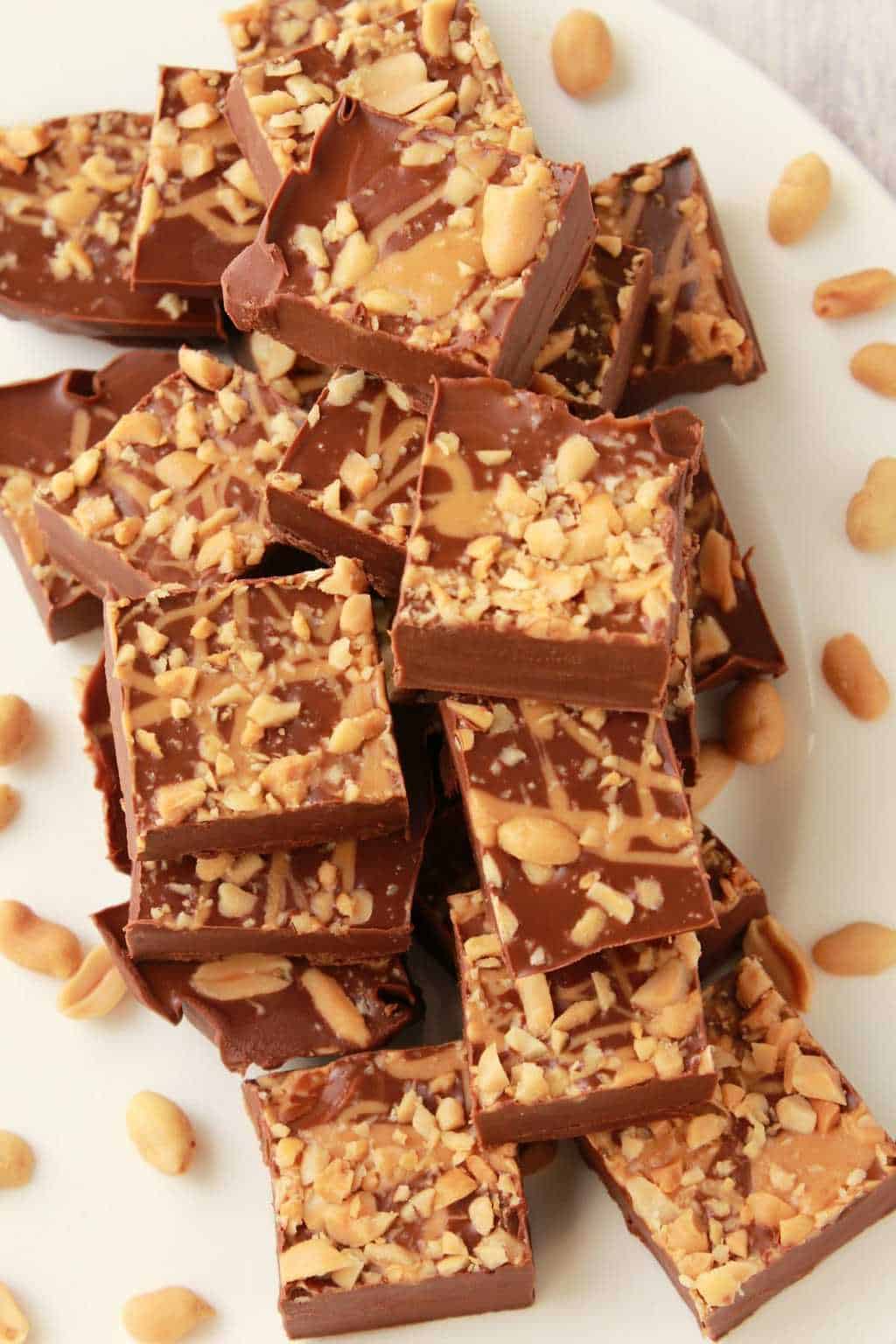 Fudge au chocolat et au beurre d'arachide. Végétalien et sans gluten. #vegan #lovingitvegan #glutenfree #dairyfree #dessert