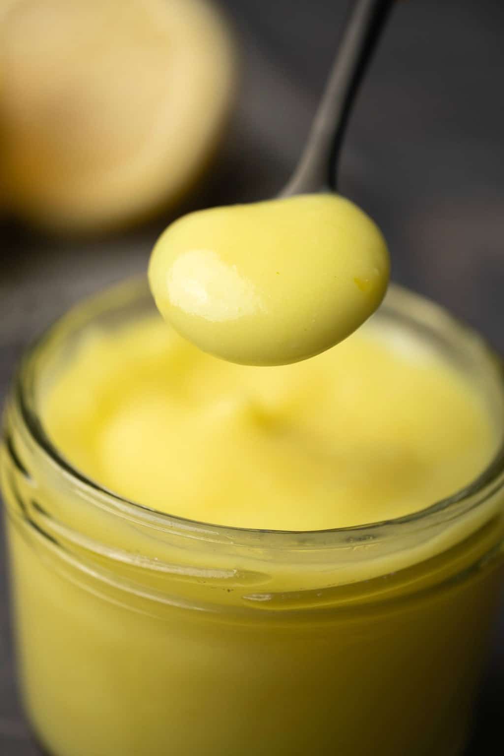 Cuillère à soupe de citron végétalien.