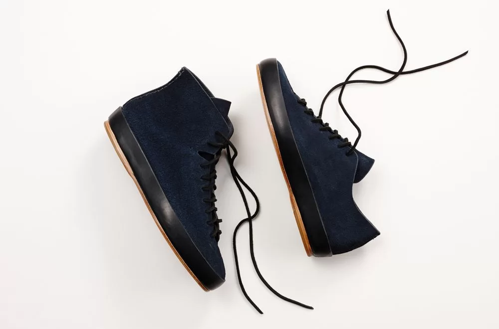 9 - Chaussures FEIT - hero daim bleu marine