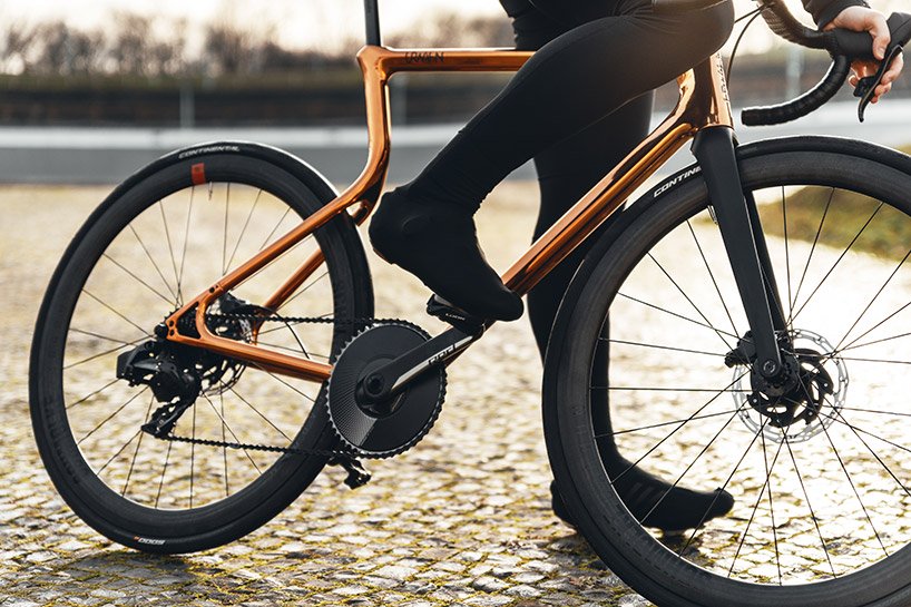 médaille d'or: urwahn bikes x schmolke impressions 3D vélo de course cuivré