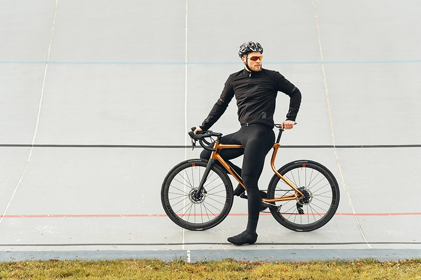 médaille d'or: urwahn bikes x schmolke impressions 3D vélo de course cuivré