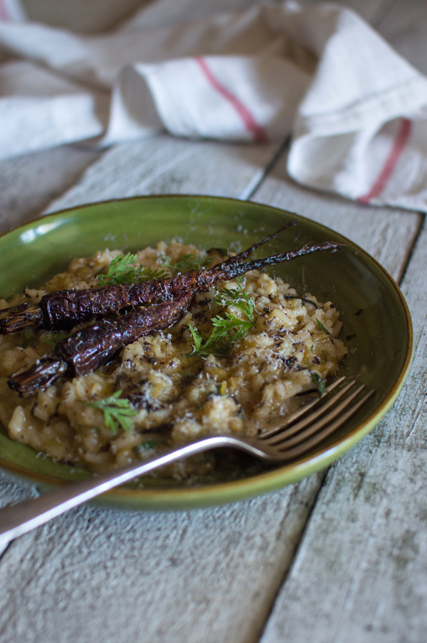 Risotto aux truffes et carottes au gras de canard-5
