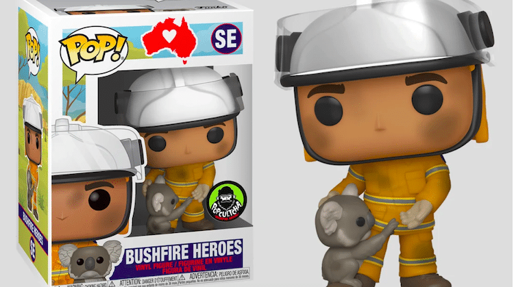 Figurine de pompier Bushfire par Funko