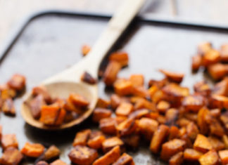 Salade de roquette au riz sauvage à la patate douce – Gourmet