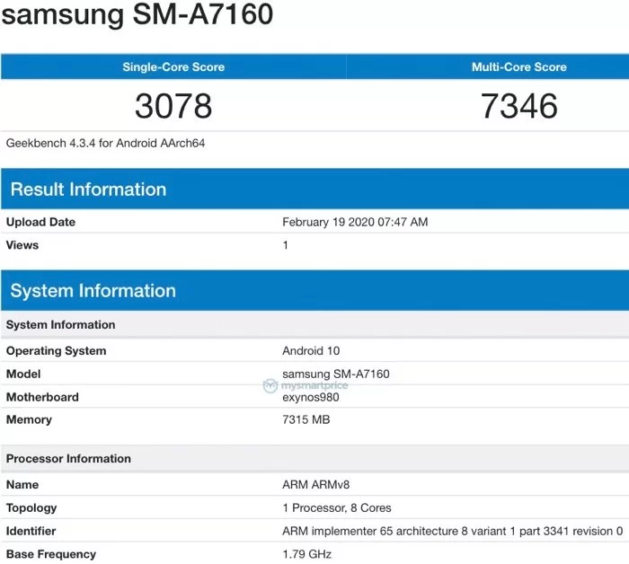 Samsung Galaxy A71 5G