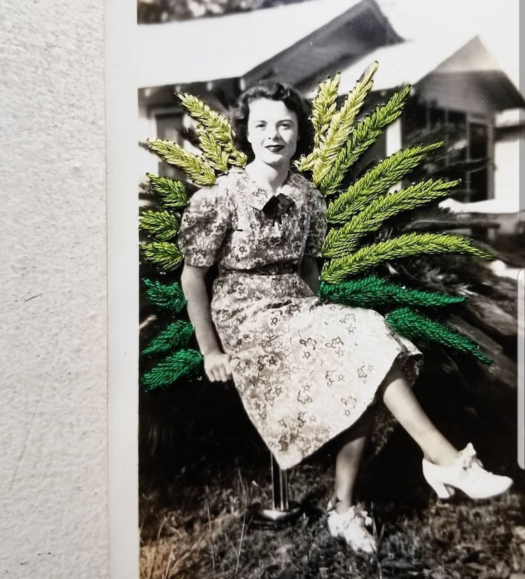 Photographies cousues à la main de Han Cao