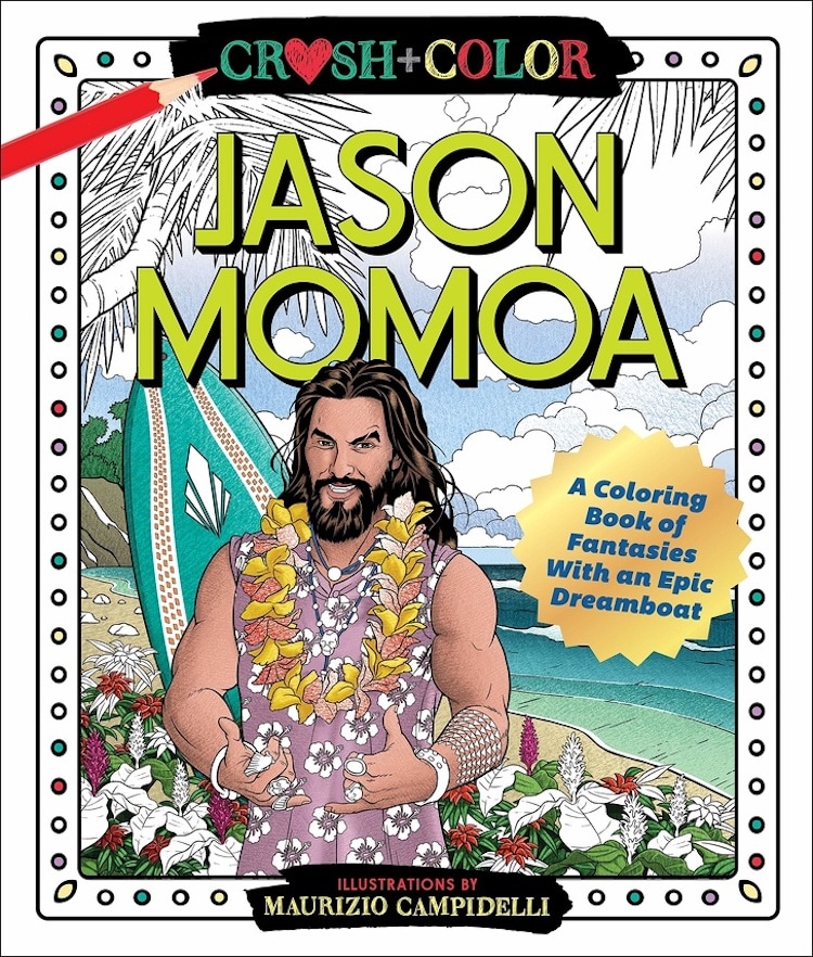 Livre de coloriage Jason Momoa