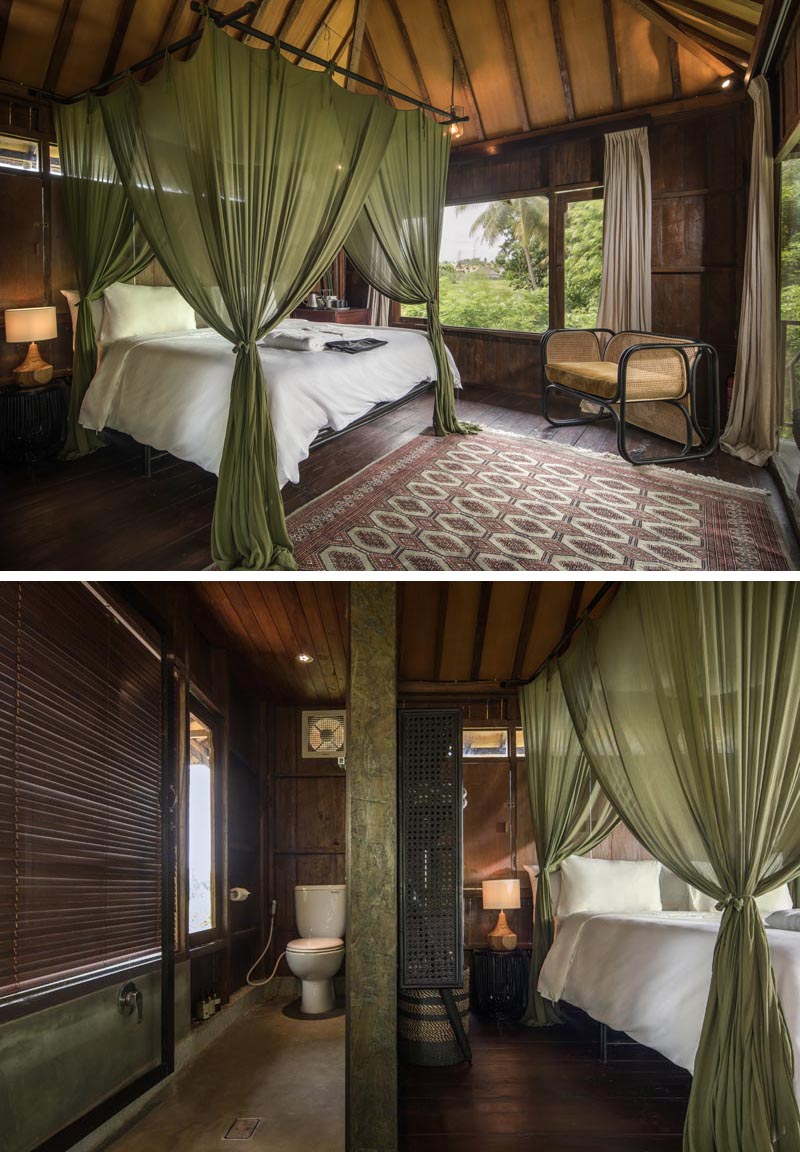 Le Lift Treetop Boutique Hotel en Indonésie dispose de trois cabines qui sont surélevées et intégrées dans la forêt tropicale environnante. #Voyage #Indonésie #TreetopHotel #LiftTreetopHotel #VacationIdeas