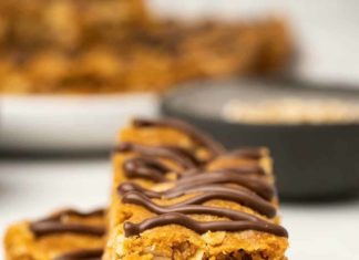 Croquants à l’avoine – Recette Dessert vegan Barres de flocons d