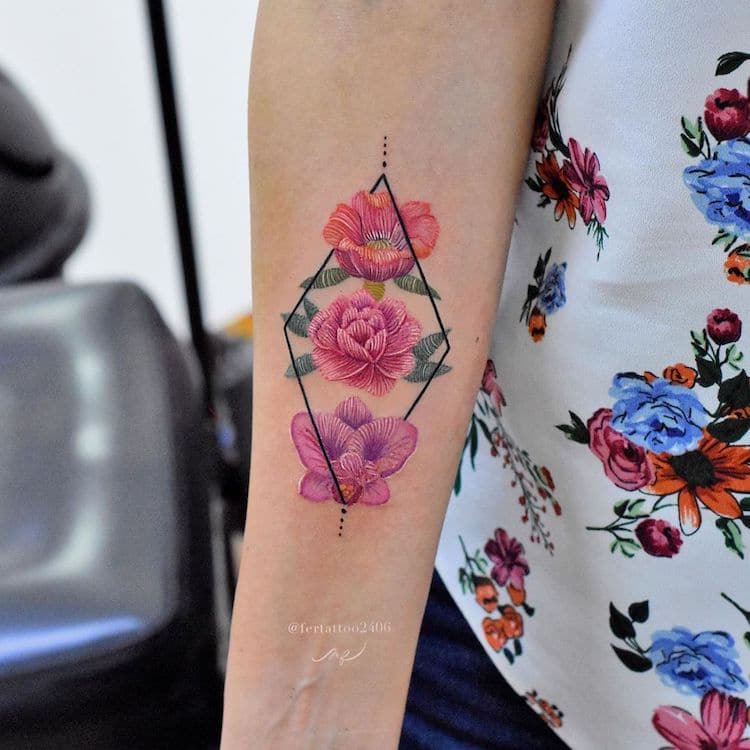 Tatouages de Broderie