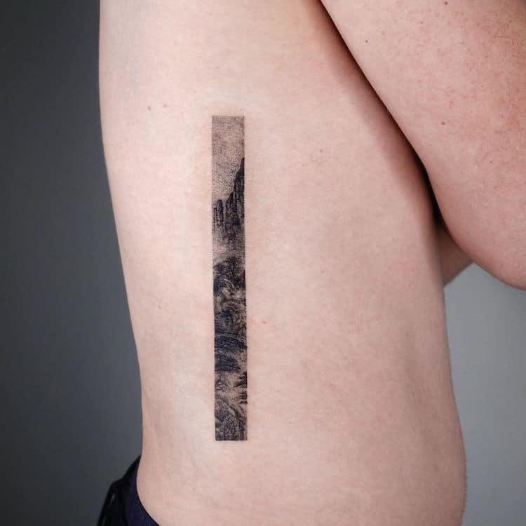 Idées de tatouage rectangle