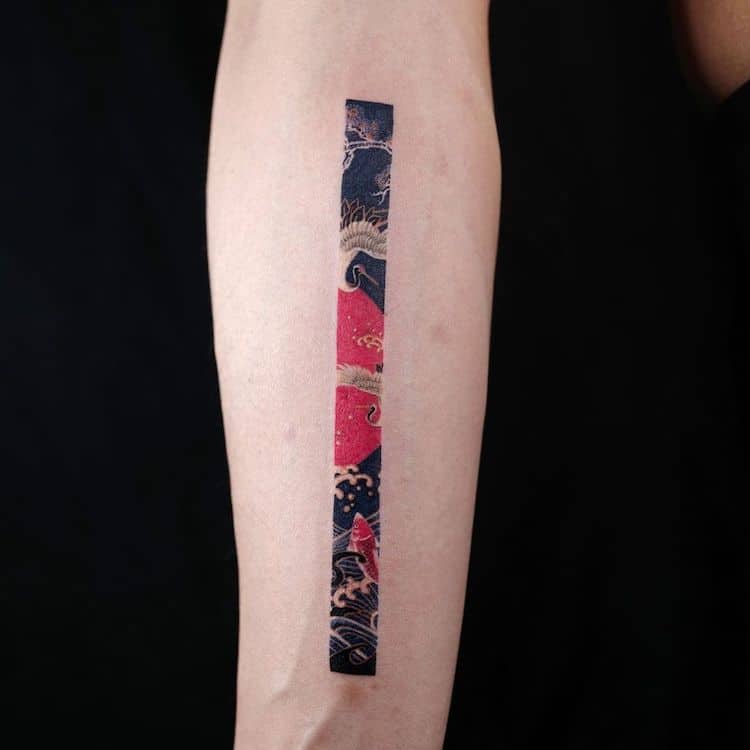 Idées de tatouage rectangle