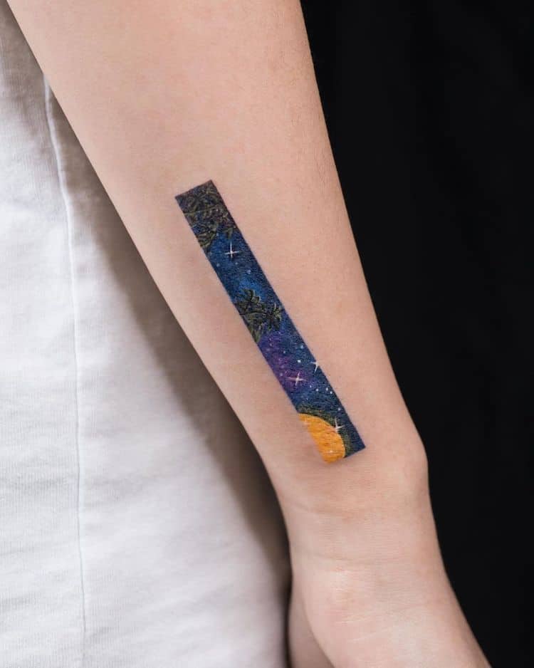 Idées de tatouage rectangle