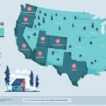 Les cartes interactives montrent les 10 principaux États pour les modes de vie hors réseau