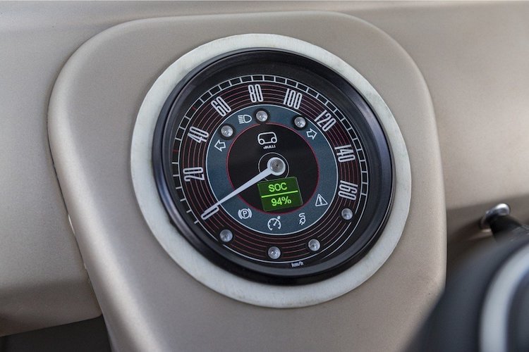 Compteur de vitesse en Volkwagen électrique