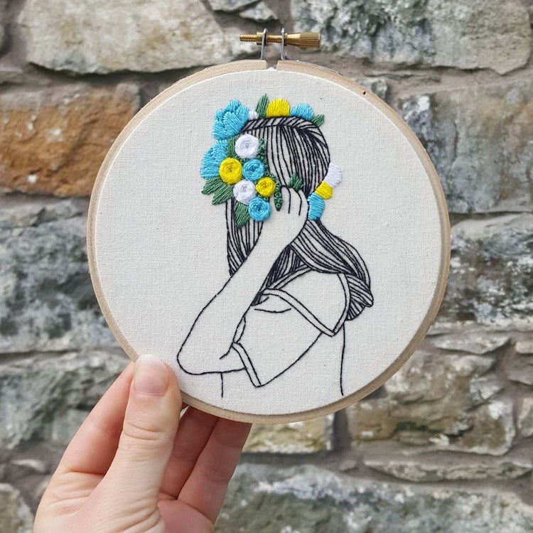 Motif de broderie à télécharger