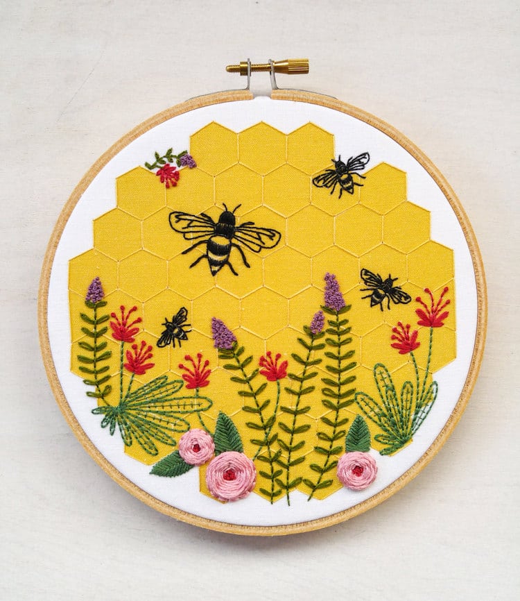 Motifs de broderie à la main
