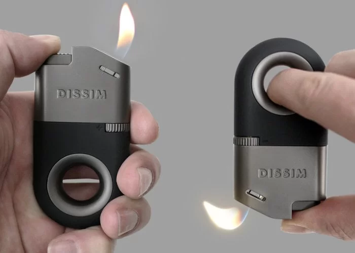 Le briquet inversé DISSIM innovant fonctionne dans n’importe quelle orientation