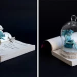 Figures et objets en papier par Bethany Bickley Spring à partir de pages de livre