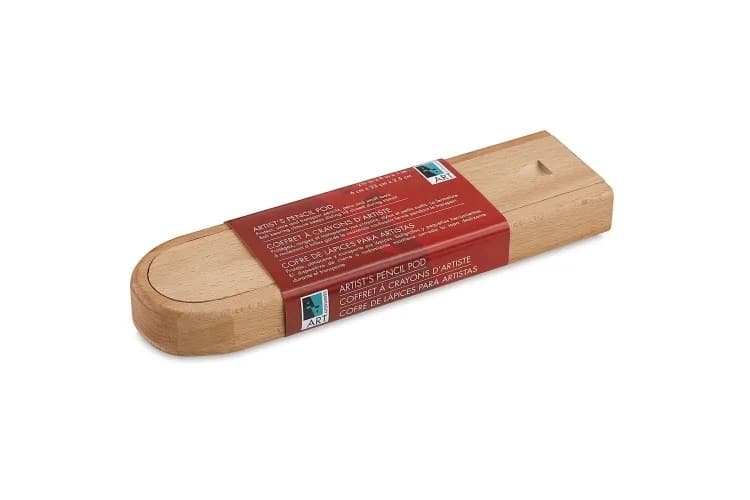 Étui à crayons en bois