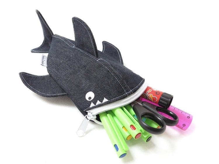 Étui à crayons Shark