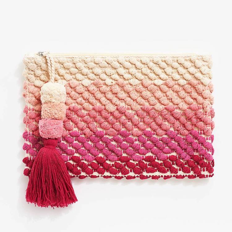 Pink Ombre Carry All Pouch