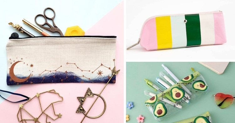Pochettes à crayons mignonnes