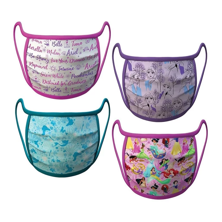 Lot de masques pour le visage des princesses de Disney