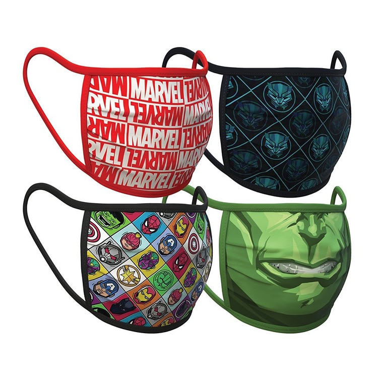 Lot de masques faciaux Disney's Marvel