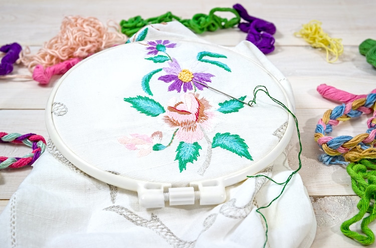 Fournitures de broderie