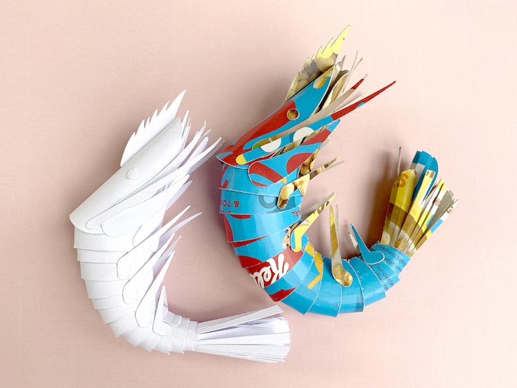 Paper Prawns par Lisa Lloyd