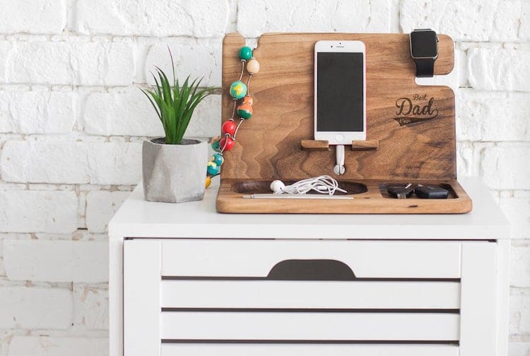 Station de charge personnalisée pour papa