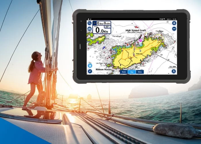 Tablette de navigation robuste SailProof conçue pour une vie sur les vagues