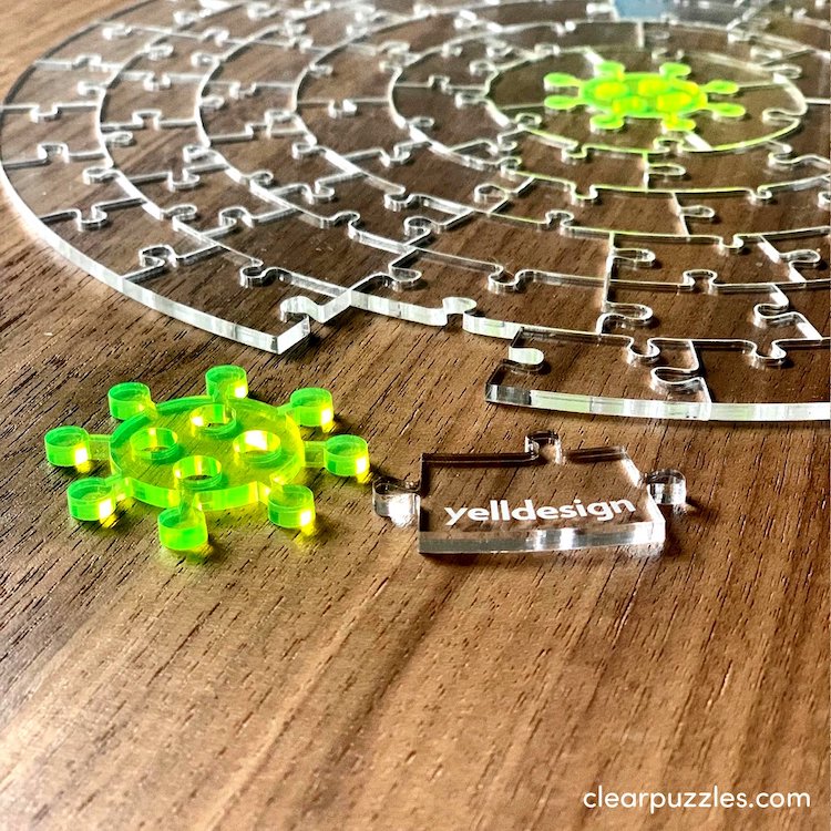 Puzzle acrylique par Yelldesign