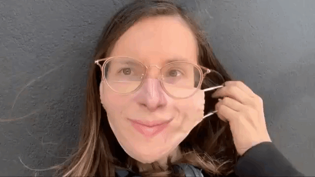 Masque facial par Maskalike alias Danielle Baskin