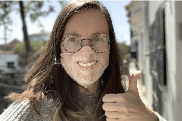 Masque facial par Maskalike alias Danielle Baskin
