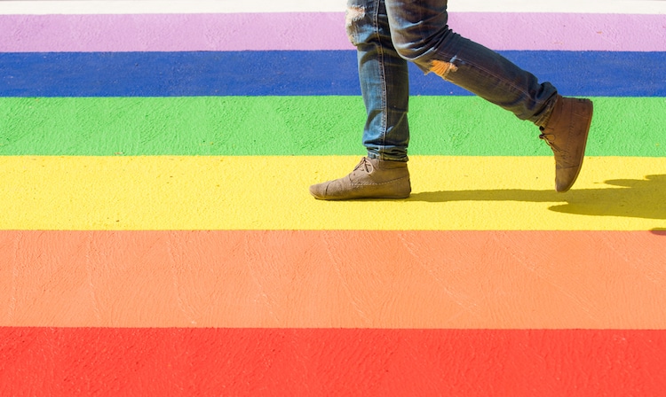 Rainbow Crosswalk