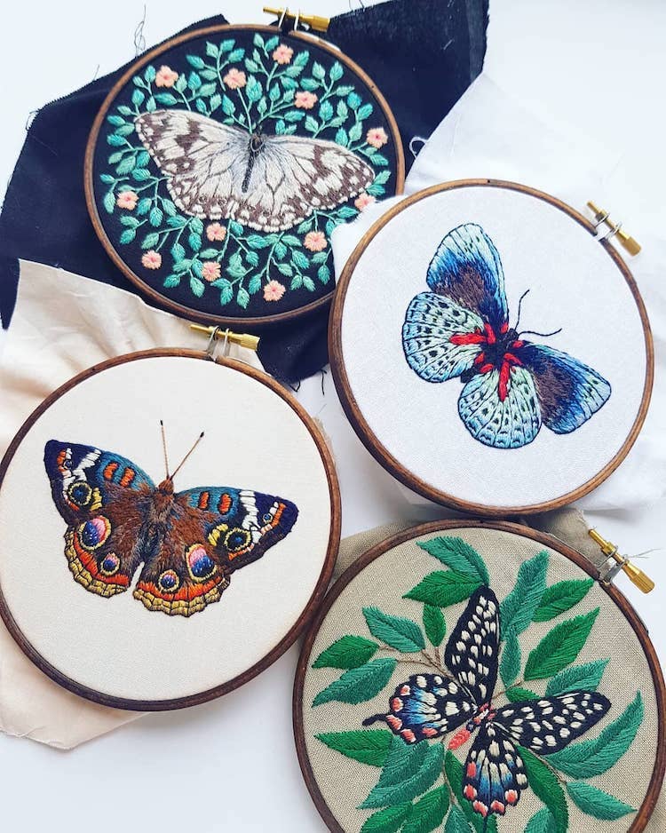 Motifs de broderie de Georgie Emery