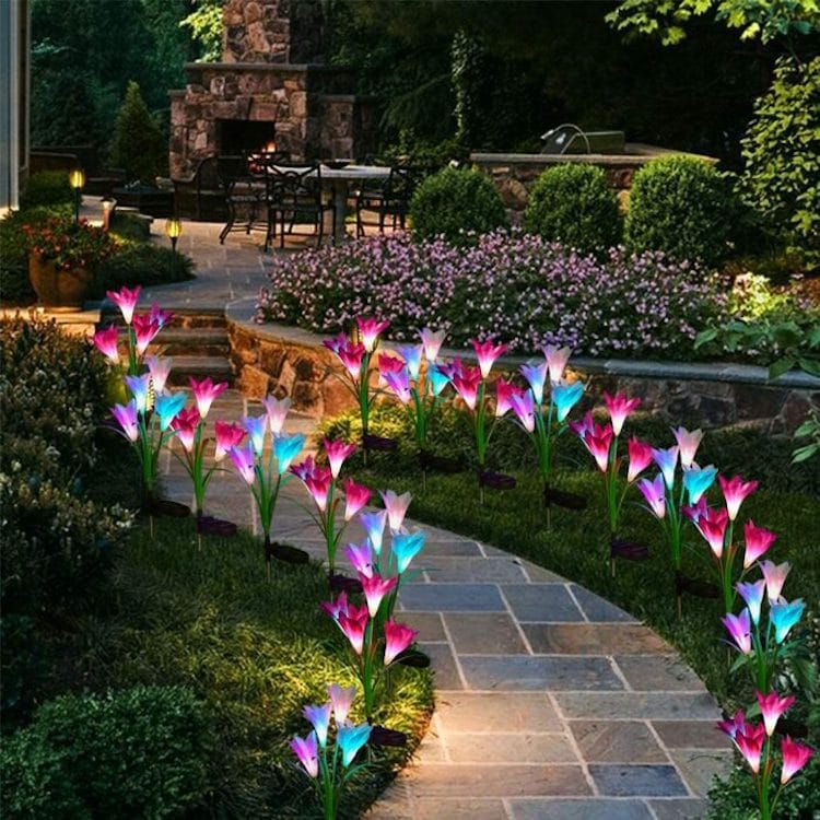 Lampes Solaires Fleur de Lys par Doingarte