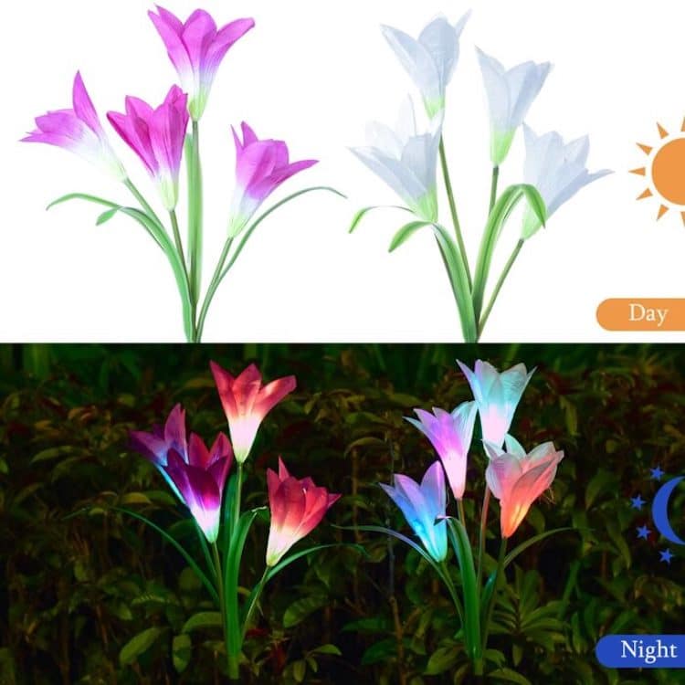 Lampes Solaires Fleur de Lys par Doingarte